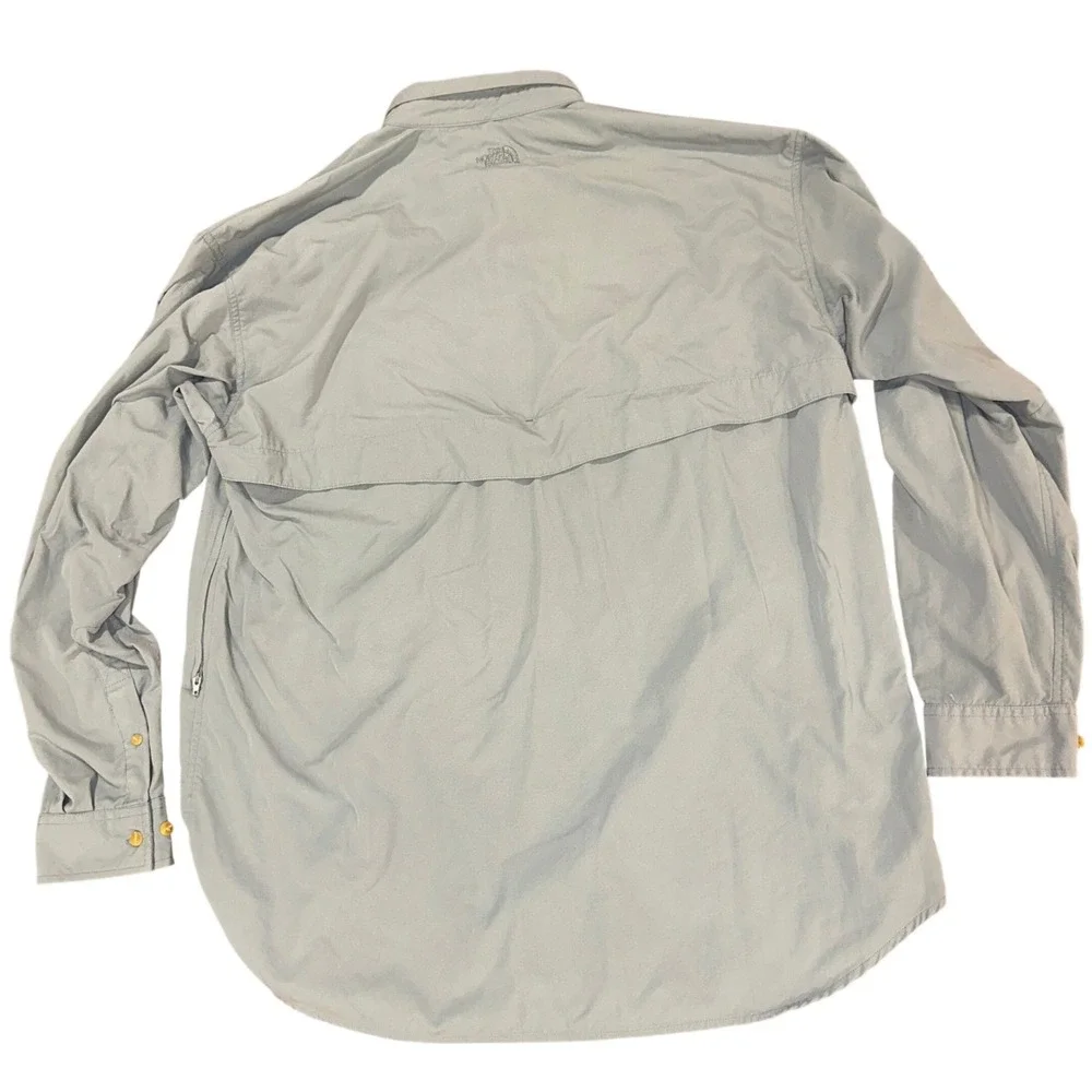 The North Face Mens XL Blue Vented Fishing Hiking Shirt Chevy Avalanche